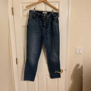 A&F Button Fly Jeans